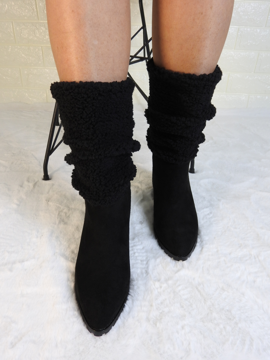 PELUŞ KADIN SİYAT SÜET BOT