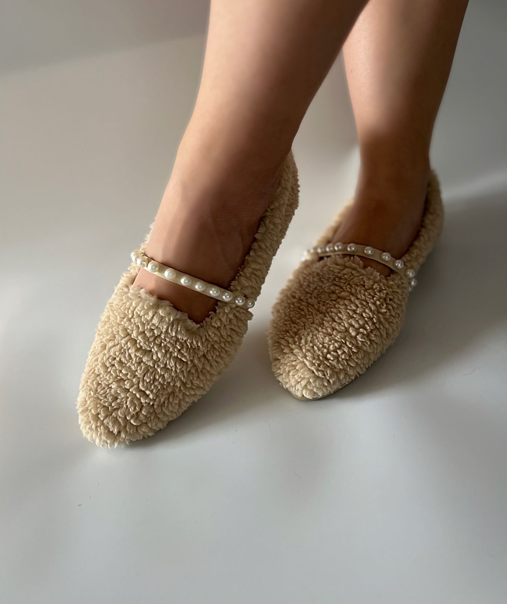 KADIN TEDDY İNCİ DETAYLI GÜNLÜK BABET